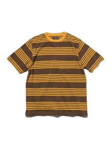 �ySALE�^40%OFF�zPocket Tee Nep Stripe BEAMS PLUS �r�[���X �A�E�g���b�g �g�b�v�X �J�b�g�\�[�ET�V���c �l�C�r�[ �u���E�� �z���C�g �u���b�N�yRBA_E�z�y���������z[Rakuten Fashion]