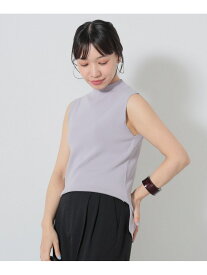 ノースリーブ ハイネック プルオーバー BEAMS HEART WOMEN ビームス アウトレット トップス ニット グリーン ブラック[Rakuten Fashion]