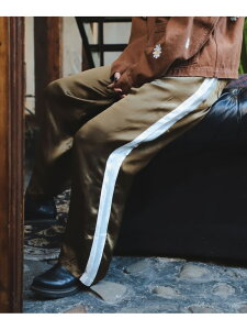 ambiance / Satin Line Pants(S~M) B:MING by BEAMS �r�[���X �A�E�g���b�g �p���c ���̑��̃p���c �l�C�r�[ �O���[���y���������z[Rakuten Fashion]