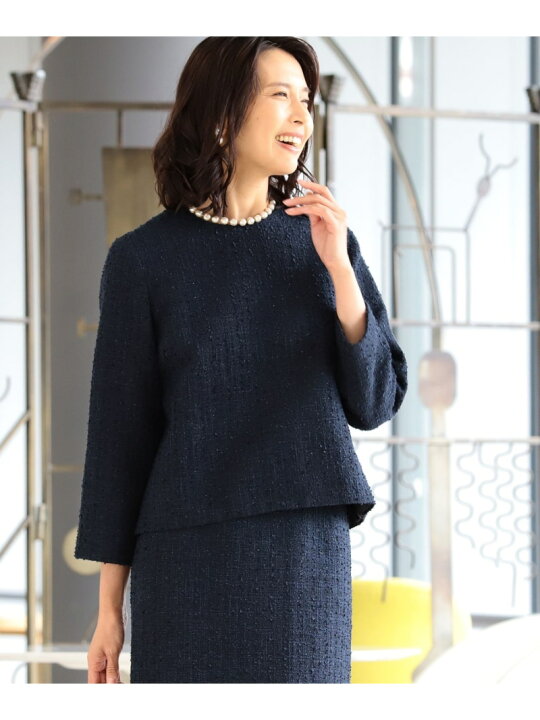 楽天市場】【SALE／50%OFF】Demi-Luxe BEAMS / バックフレア ツイード 