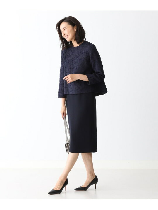 楽天市場】【SALE／50%OFF】Demi-Luxe BEAMS / バックフレア ツイード 