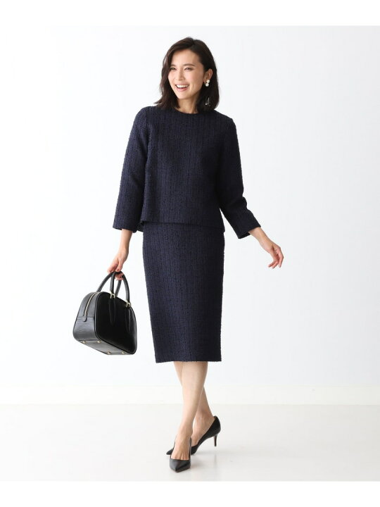 楽天市場】【SALE／50%OFF】Demi-Luxe BEAMS / バックフレア ツイード  