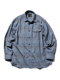 【SALE／60%OFF】BEAMS PLUS / ウール ポリエステル チェック ガイドシャツ BEAMS PLUS ビームス アウトレット トップス シャツ・ブラウス ブルー【RBA_E】【送料無料】[Rakuten Fashion]