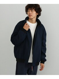 【SALE／70%OFF】BEAMS HEART / ボリュームネック リバーシブル ブルゾン BEAMS HEART ビームス アウトレット ジャケット・アウター ブルゾン・ジャンパー ブラック ネイビー【RBA_E】【送料無料】[Rakuten Fashion]