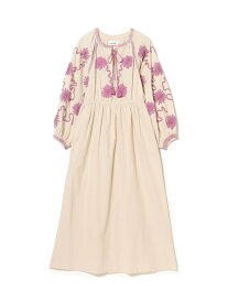 【SALE／40%OFF】Sara mallika / Deepika Tape Embroidery Dress B:MING by BEAMS ビームス アウトレット ワンピース・ドレス ワンピース パープル【RBA_E】【送料無料】[Rakuten Fashion]
