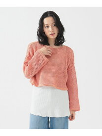 【SALE／50%OFF】ミックスヤーン プルオーバー B:MING by BEAMS ビームス アウトレット トップス ニット ベージュ ブルー【RBA_E】[Rakuten Fashion]