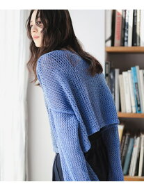 ミックスヤーン プルオーバー B:MING by BEAMS ビームス アウトレット トップス ニット ベージュ ブルー【送料無料】[Rakuten Fashion]