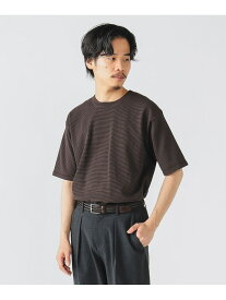 【SALE／50%OFF】サマーニット Tシャツ(S~L・手洗い可能) BEAMS HEART MEN ビームス アウトレット トップス カットソー・Tシャツ ブラック ブルー【RBA_E】【送料無料】[Rakuten Fashion]