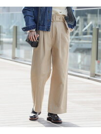 【SALE／70%OFF】ハイウエスト ツイル パンツ B:MING by BEAMS ビームス アウトレット パンツ その他のパンツ ベージュ ネイビー【RBA_E】[Rakuten Fashion]
