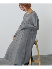 【SALE／40%OFF】ケーブル編み フレア ニットワンピース(手洗い可能) BEAMS HEART WOMEN ビームス アウトレット ワンピース・ドレス ワンピース ネイビー【RBA_E】【送料無料】[Rakuten Fashion]