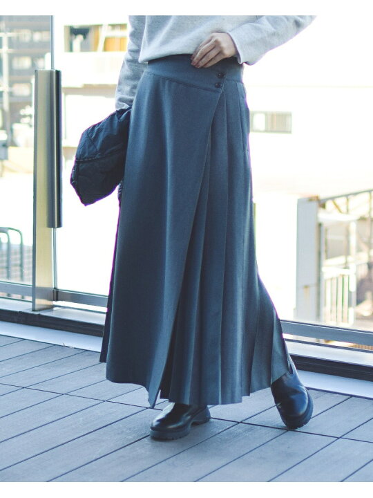 楽天市場】【SALE／50%OFF】BEAMS BOY / ポリエステル ラップ プリーツ 