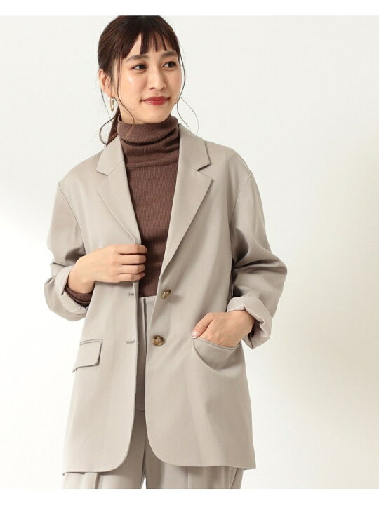 楽天市場】【SALE／50%OFF】○Demi-Luxe BEAMS / ウールサテン 2ボタン  