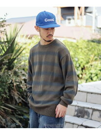 【SALE／60%OFF】7ゲージ プリントボーダー クルーネック ニット B:MING by BEAMS ビームス アウトレット トップス ニット ネイビー グリーン グレー【RBA_E】[Rakuten Fashion]