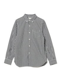 【SALE／50%OFF】100/2 ギンガムチェック ボタンダウン シャツ NEW BEAMS BOY ビームス アウトレット トップス シャツ・ブラウス ブラック グリーン イエロー【RBA_E】【送料無料】[Rakuten Fashion]