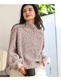 【SALE／20%OFF】カラーネップ ニット BEAMS HEART WOMEN ビームス アウトレット トップス ニット ネイビー ホワイト グリーン グレー【RBA_E】【送料無料】[Rakuten Fashion]