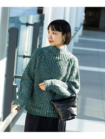 【SALE／20%OFF】カラーネップ ニット BEAMS HEART WOMEN ビームス アウトレット トップス ニット ネイビー ホワイト グリーン グレー【RBA_E】【送料無料】[Rakuten Fashion]