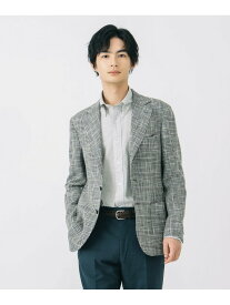 【SALE／60%OFF】【軽量・ストレッチ】サマーツイード グレンプレイド 3ボタン ジャケット(S~XL) BEAMS HEART MEN ビームス アウトレット ジャケット・アウター テーラードジャケット・ブレザー グレー【RBA_E】【送料無料】[Rakuten Fashion]