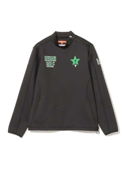BEAMS GOLF スターフラッグロゴ ブルゾン トップス Lサイズ 紺色 