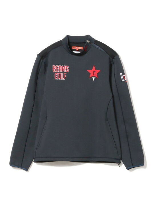 BEAMS GOLF スターフラッグロゴ ブルゾン トップス Lサイズ 紺色 