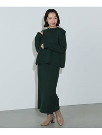 【SALE／40%OFF】ニットベスト * ワンピース (セットアイテム) BEAMS HEART WOMEN ビームス アウトレット ワンピース・ドレス ワンピース グレー ホワイト ベージュ グリーン【RBA_E】【送料無料】[Rakuten Fashion]