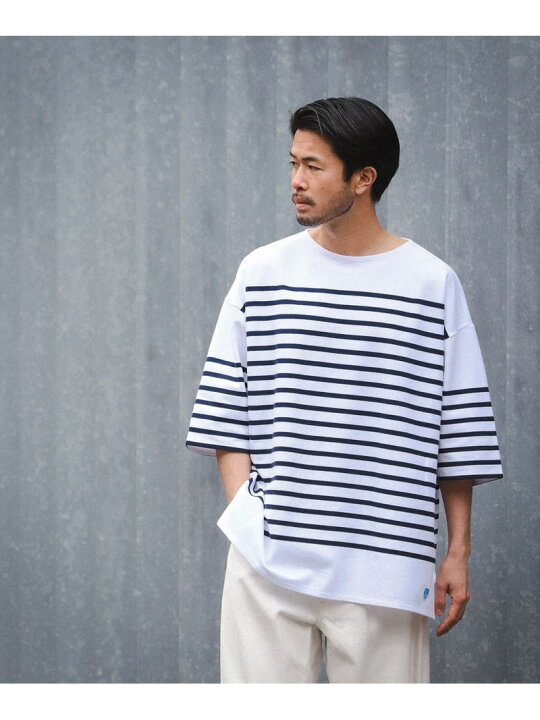 楽天市場】【SALE／40%OFF】ORCIVAL * BEAMS / 別注 ナバル ボーダー T 