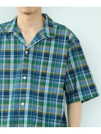 【SALE／70%OFF】BEAMS / ルーズフィット チェック オープンカラーシャツ BEAMS ビームス アウトレット トップス シャツ・ブラウス ブルー オレンジ ブラウン【RBA_E】[Rakuten Fashion]