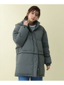 【SALE／40%OFF】裾2WAY 撥水 ダウンコート BEAMS HEART WOMEN ビームス アウトレット ジャケット・アウター ダウンジャケット・ダウンベスト グレー カーキグリーン ブラック【RBA_E】【送料無料】[Rakuten Fashion]