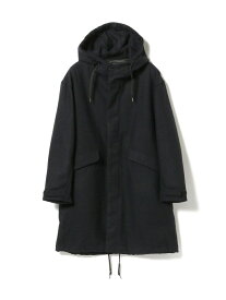 【SALE／70%OFF】BEAMS HEART / ツイード フードコート BEAMS HEART ビームス アウトレット ジャケット・アウター ダッフルコート ネイビー グレー【RBA_E】【送料無料】[Rakuten Fashion]