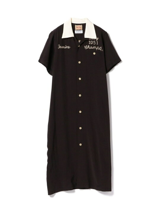 楽天市場 Sale 70 Off Style Eyes Beams Boy ボーリング シャツ ワンピース Beams Boy ビームス アウトレット ワンピース シャツワンピース ピンク ブラック Rba E 送料無料 Rakuten Fashion Beams Outlet
