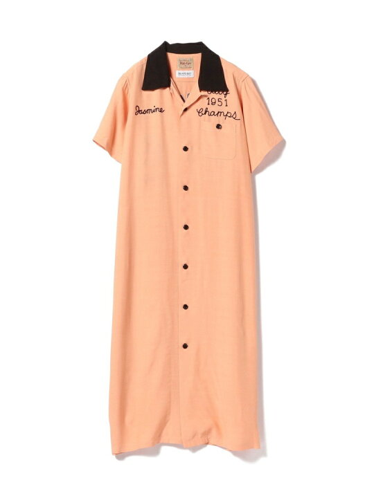 楽天市場 Sale 70 Off Style Eyes Beams Boy ボーリング シャツ ワンピース Beams Boy ビームス アウトレット ワンピース シャツワンピース ピンク ブラック Rba E 送料無料 Rakuten Fashion Beams Outlet