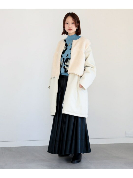楽天市場】【SALE／40%OFF】ボア キリカエ ジップ コート Ray BEAMS 