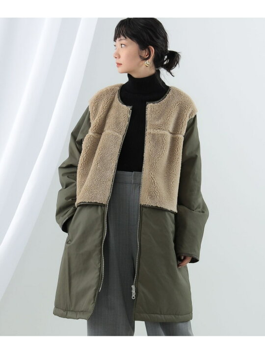 楽天市場】【SALE／40%OFF】ボア キリカエ ジップ コート Ray BEAMS 