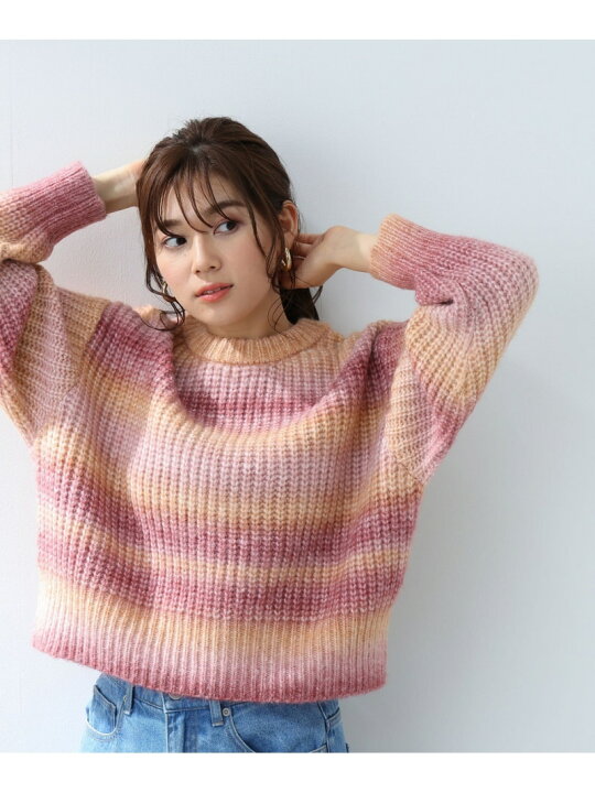 楽天市場】【SALE／40%OFF】グラデーション ニット プルオーバー BEAMS 