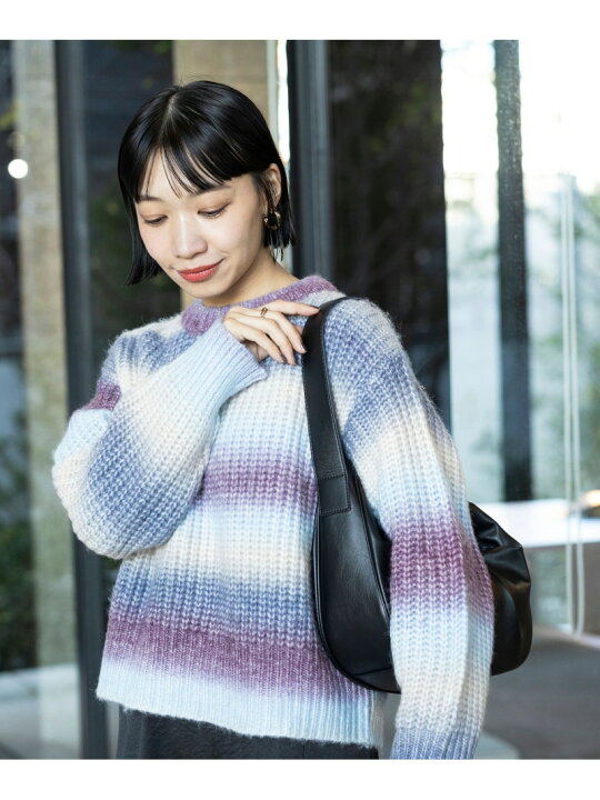 楽天市場】【SALE／40%OFF】グラデーション ニット プルオーバー BEAMS 