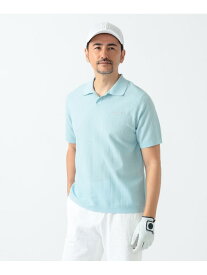 【SALE／50%OFF】PURPLE LABEL / ジャカード スキッパーポロシャツ BEAMS GOLF PURPLE LABEL ビームス アウトレット トップス スウェット・トレーナー ホワイト【RBA_E】【送料無料】[Rakuten Fashion]