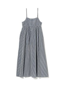 【SALE／50%OFF】B:MING by BEAMS / ギンガムチェック キャミソール ワンピース B:MING by BEAMS ビームス アウトレット ワンピース・ドレス ワンピース ブルー ベージュ【RBA_E】【送料無料】[Rakuten Fashion]