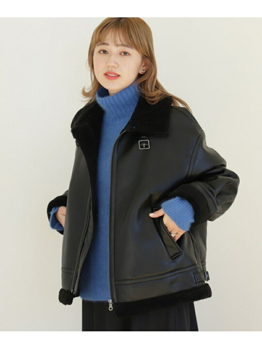 楽天市場】【SALE／40%OFF】Ray BEAMS / フェイク ムートン ボマー 