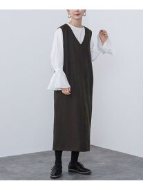 【SALE／40%OFF】ジャンパースカート * ブラウス セット(セットアイテム) BEAMS HEART WOMEN ビームス アウトレット ワンピース・ドレス その他のワンピース・ドレス ベージュ ブラック カーキグリーン【RBA_E】【送料無料】[Rakuten Fashion]