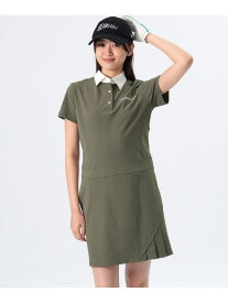 【SALE／50%OFF】ORANGE LABEL / 裾プリーツ ワンピース BEAMS GOLF ORANGE LABEL ビームス アウトレット ワンピース・ドレス その他のワンピース・ドレス グリーン ネイビー【RBA_E】【送料無料】[Rakuten Fashion]