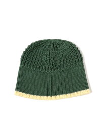 【SALE／50%OFF】ラインニット ビーニー B:MING by BEAMS ビームス アウトレット 帽子 ハット グレー ベージュ グリーン【RBA_E】[Rakuten Fashion]