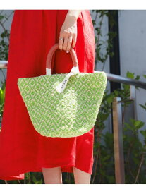 【SALE／40%OFF】【別注】beej / ウーブン トートバッグ Ray BEAMS ビームス アウトレット バッグ トートバッグ グリーン【RBA_E】[Rakuten Fashion]