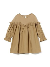 【SALE／60%OFF】切替 フリルワンピース(90~140cm) B:MING by BEAMS ビームス アウトレット ワンピース・ドレス その他のワンピース・ドレス ベージュ ブラック ブルー【RBA_E】[Rakuten Fashion]