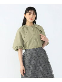 【SALE／50%OFF】バルーンスリーブ ブラウス BEAMS HEART WOMEN ビームス アウトレット トップス シャツ・ブラウス カーキグリーン ホワイト ネイビー【RBA_E】[Rakuten Fashion]