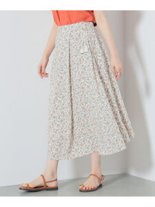�ySALE�^40%OFF�z�X�щԕ� ���b�v���X�J�[�g BEAMS HEART WOMEN �r�[���X �A�E�g���b�g �X�J�[�g �����O�E�}�L�V�X�J�[�g �z���C�g �u���[ �O���[���yRBA_E�z�y���������z[Rakuten Fashion]