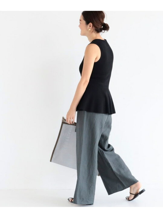 楽天市場】【SALE／60%OFF】ノースリーブ ペプラム ニットプルオーバー 