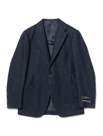 【SALE／50%OFF】EASY DALSASSO ミックスファブリック インディゴカラー ジャケット BEAMS F ビームス アウトレット ジャケット・アウター テーラードジャケット・ブレザー ネイビー【RBA_E】【送料無料】[Rakuten Fashion]