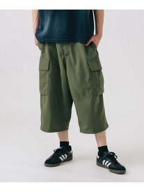 【SALE／30%OFF】クロップド クイックドライ バルーン カーゴパンツ(吸水速乾) BEAMS HEART MEN ビームス アウトレット パンツ カーゴパンツ グリーン ブラック【RBA_E】【送料無料】[Rakuten Fashion]