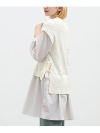 【SALE／40%OFF】ニット ドッキング プルオーバー BEAMS HEART WOMEN ビームス アウトレット トップス ニット ブラック ホワイト ベージュ【RBA_E】[Rakuten Fashion]