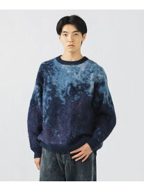 【SALE／40%OFF】シャギー マーブル クルー BEAMS HEART MEN ビームス アウトレット トップス ニット ネイビー ブラック ブラウン【RBA_E】【送料無料】[Rakuten Fashion]