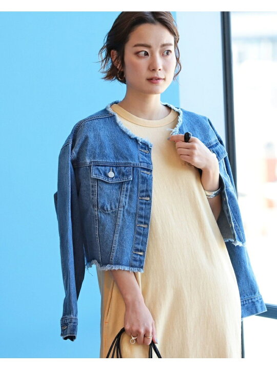 楽天市場】【SALE／50%OFF】Ray BEAMS / カットオフ デニム ブルゾン 